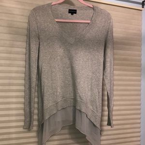 Central Park West sweater. Dove gray. Size small